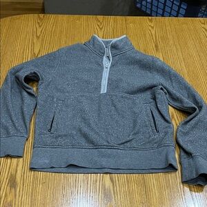 J. Crew Men's Gray Zip-Up Pullover